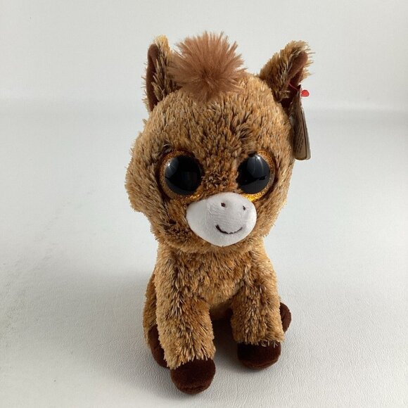 Ty Beanie Boos Harriet Horse 6" Plush Stuffed Animal Toy Silk 2017 with TAGS - Picture 1 of 7